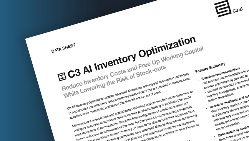 C3.ai Inventory Optimization